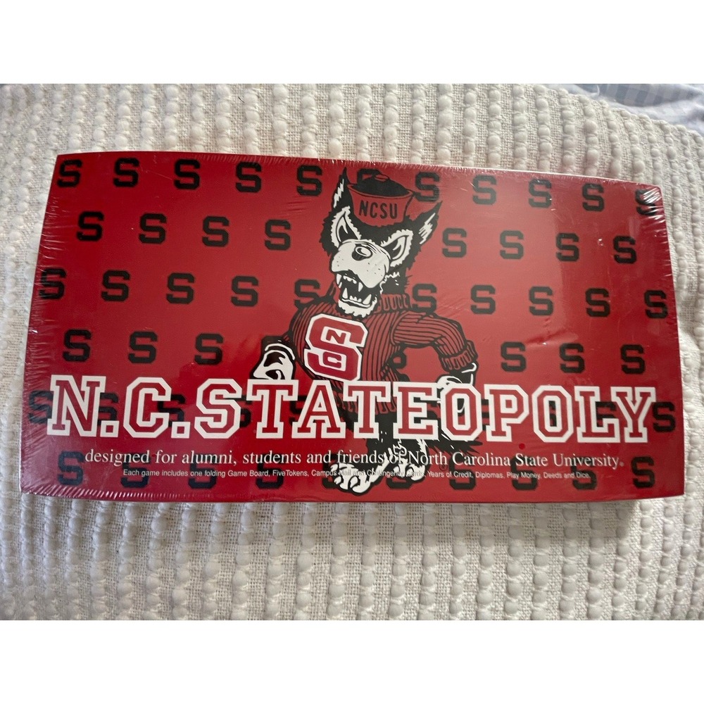 Late for the Sky NC Stateopoly Board Game North Carolina State University Sealed